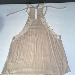 Cute Y2K Pacsun sheer tie up crop top